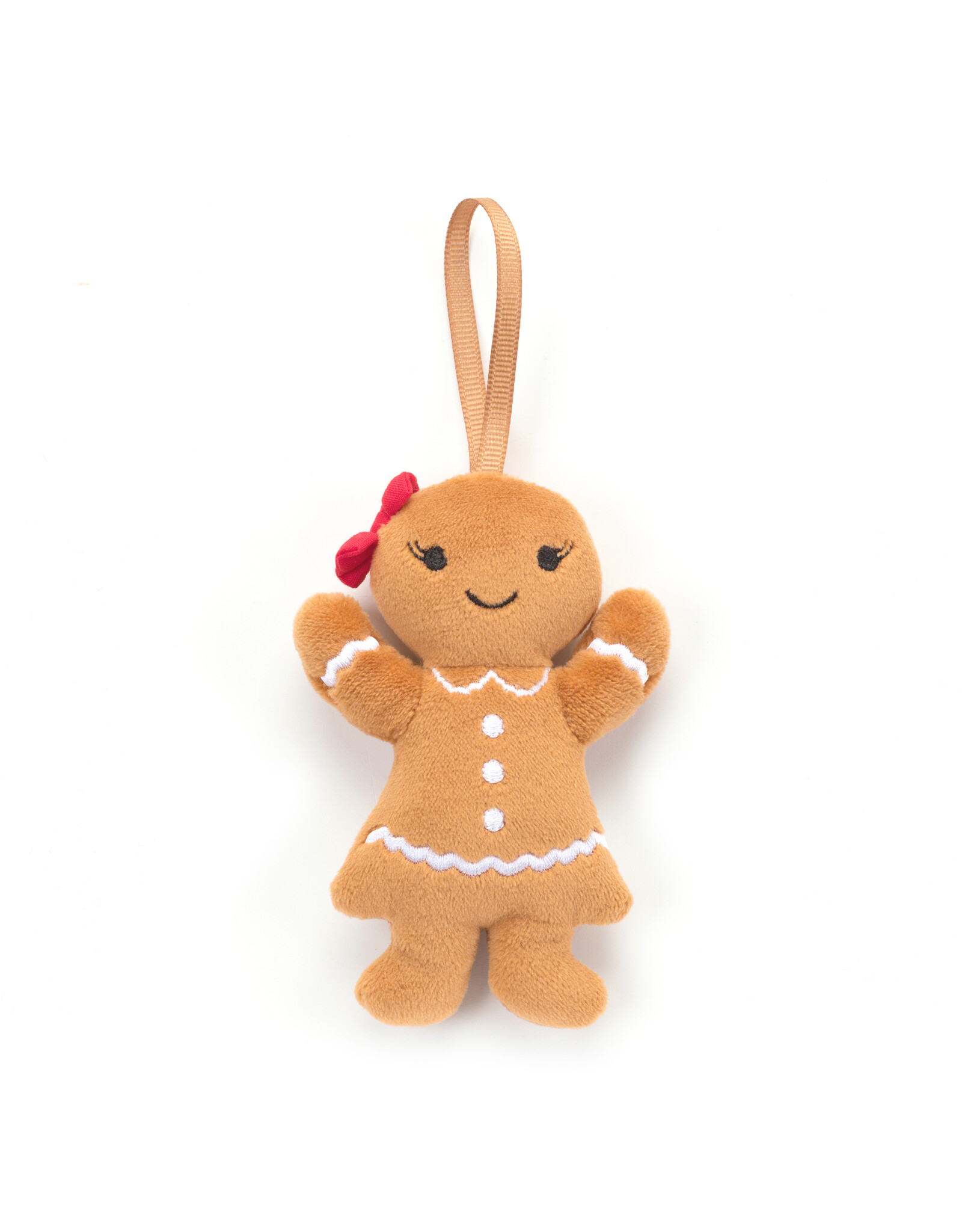 Jellycat Festive Folly Gingerbread Ruby Ornament