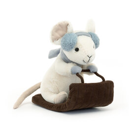 Jellycat Merry Mouse Sleighing