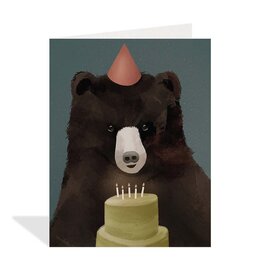 Halfpenny Party Bear Card