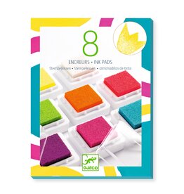 Djeco 8 Ink Pads And 1 Cleaner - Pop