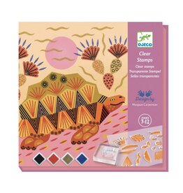 Djeco Clear Stamps   Patterns And Animals