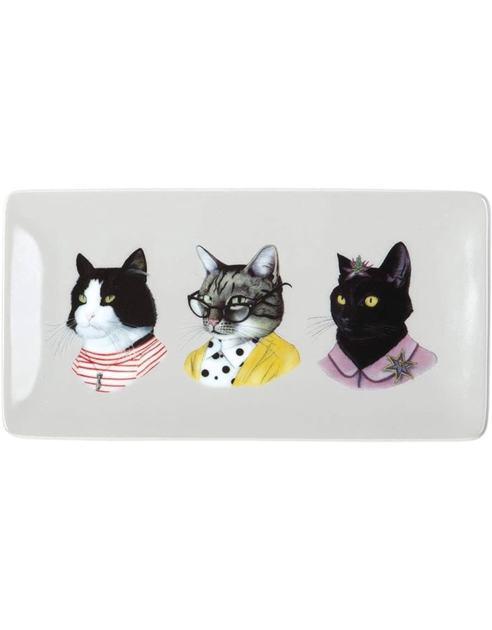 Galison Berkley Bestiary Cat Porcelain Tray
