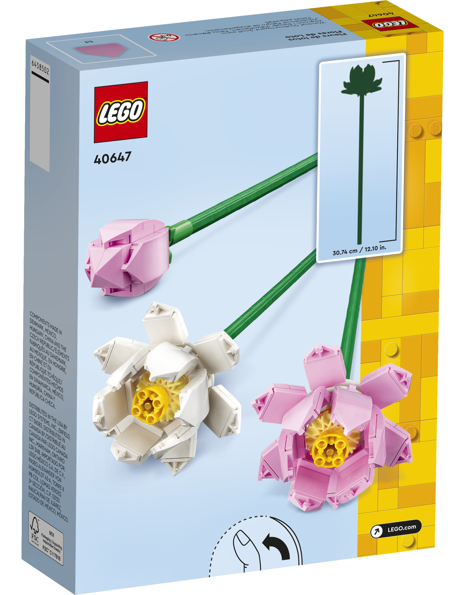LEGO Flowers 40647 Lotus Flowers
