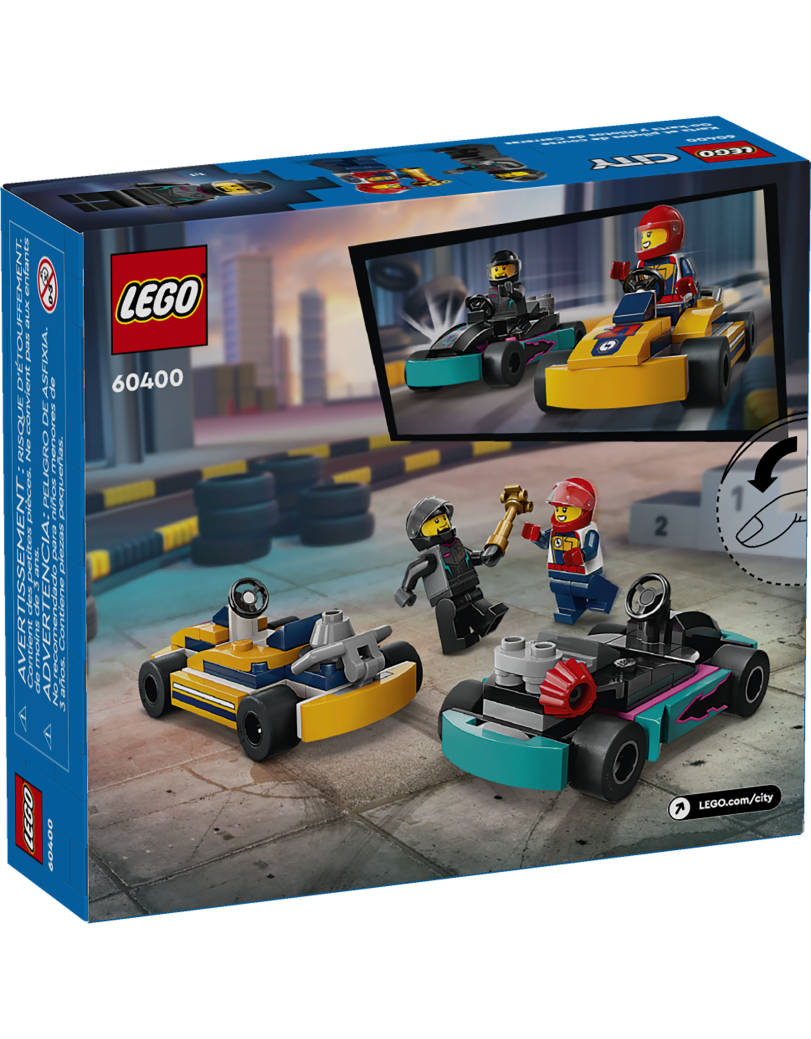 LEGO City 60400 Go-Karts and Race Drivers