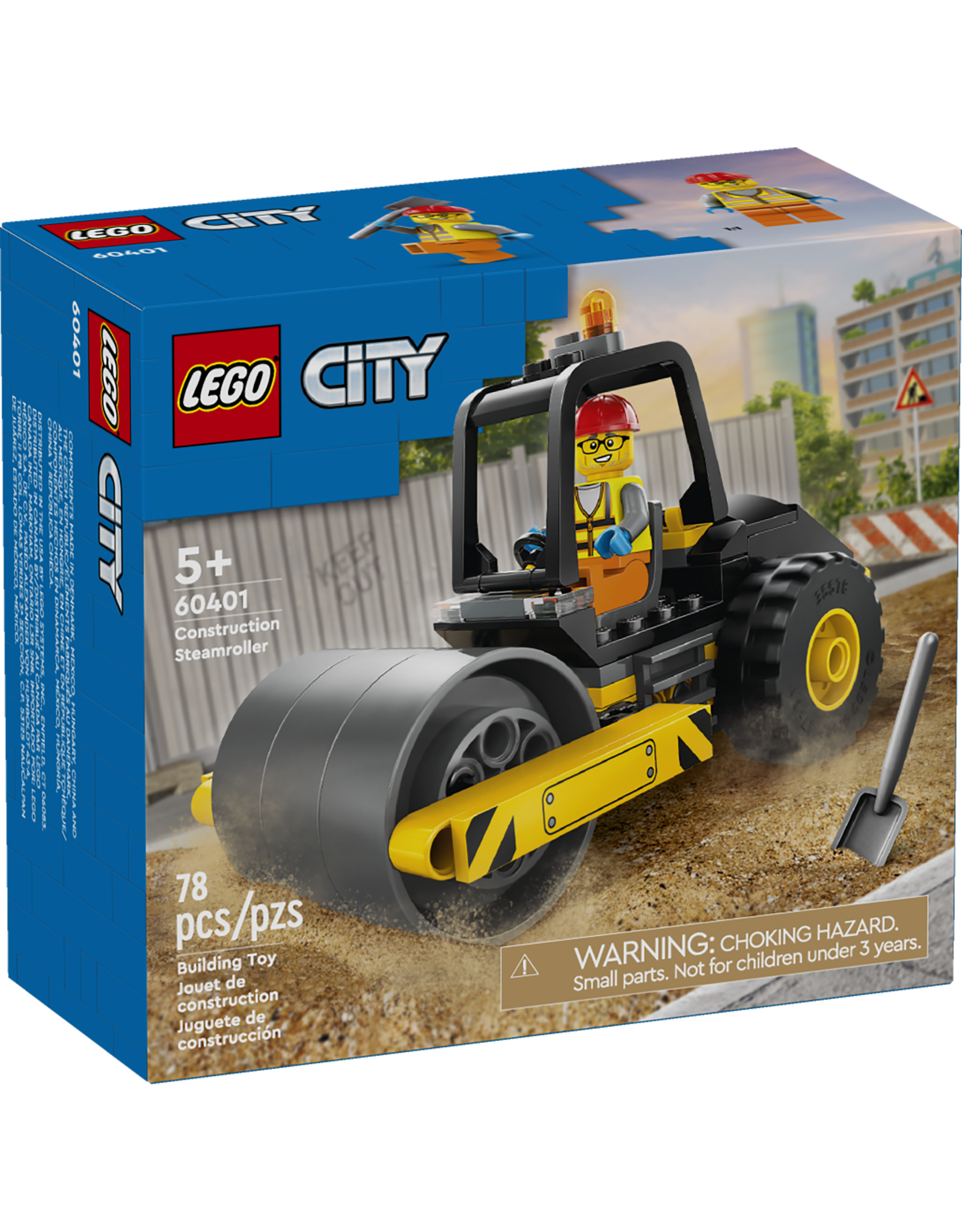 LEGO City 60401 Construction Steamroller