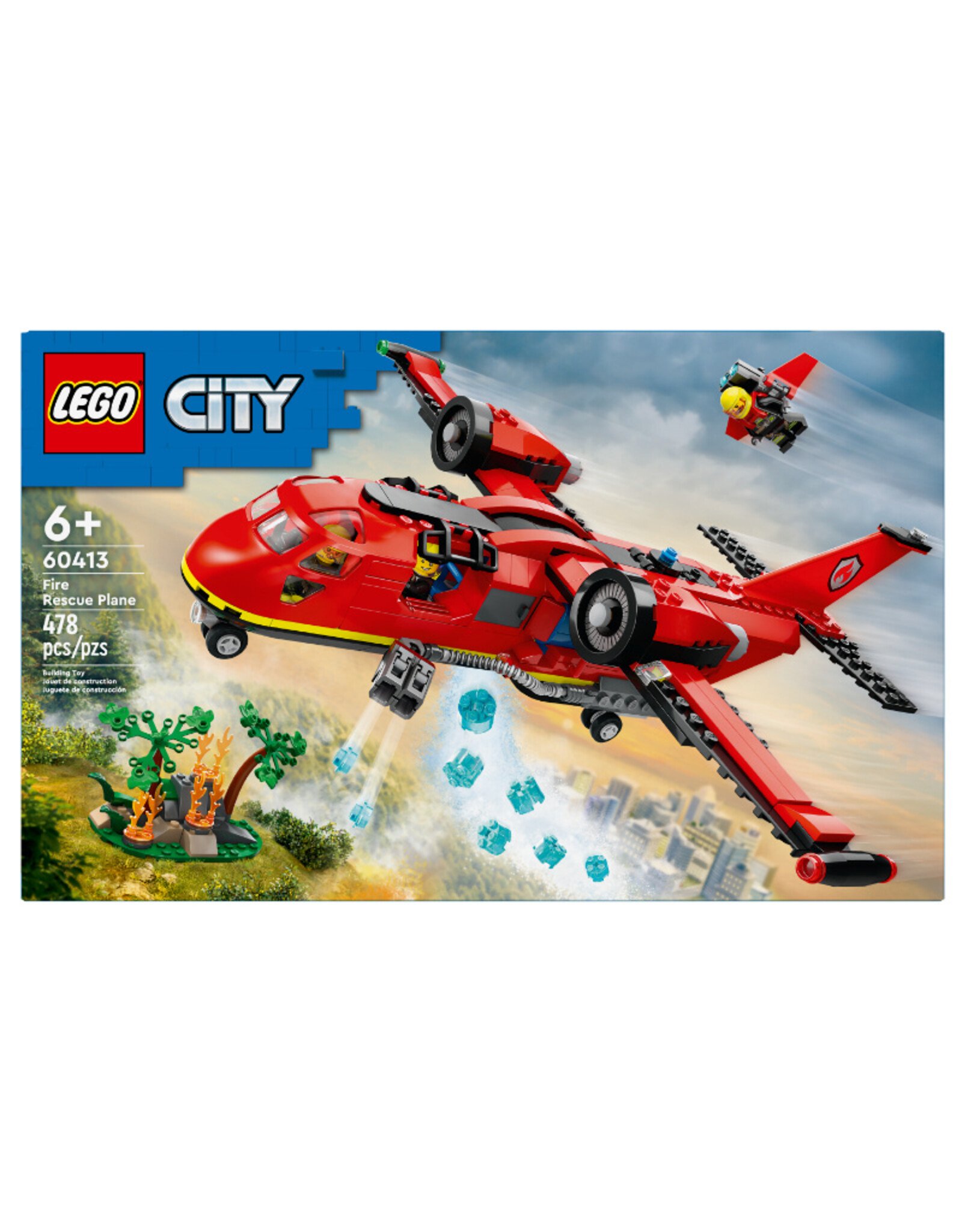 LEGO City 60413 Fire Rescue Plane