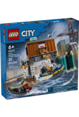 LEGO City 60417 Police Speedboat and Crooks' Hideout