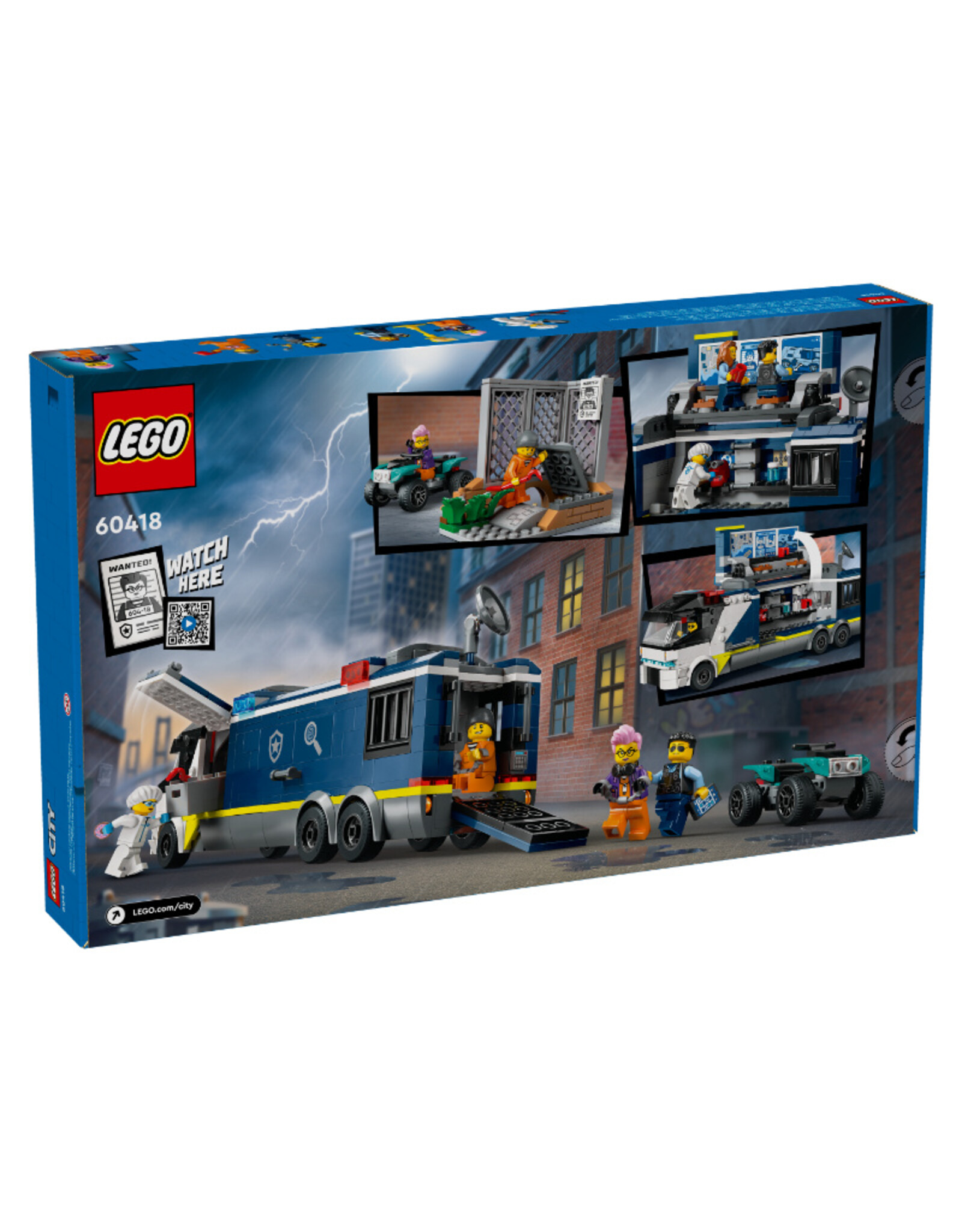 LEGO City 60418 Police Mobile Crime Lab Truck