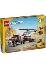 LEGO Creator 31146 Flatbed Truck with Helicopter