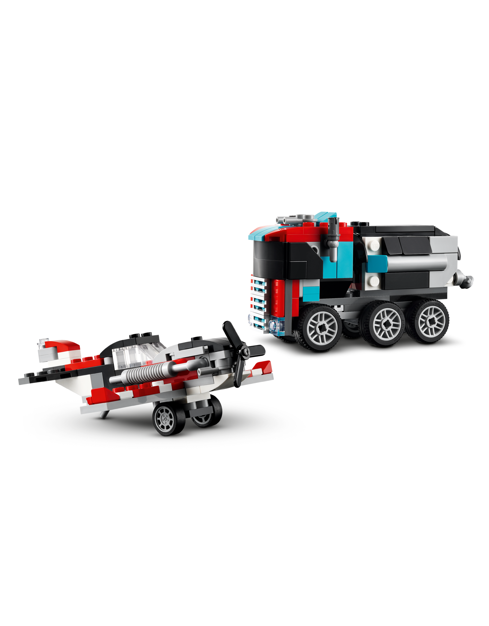 LEGO Creator 31146 Flatbed Truck with Helicopter