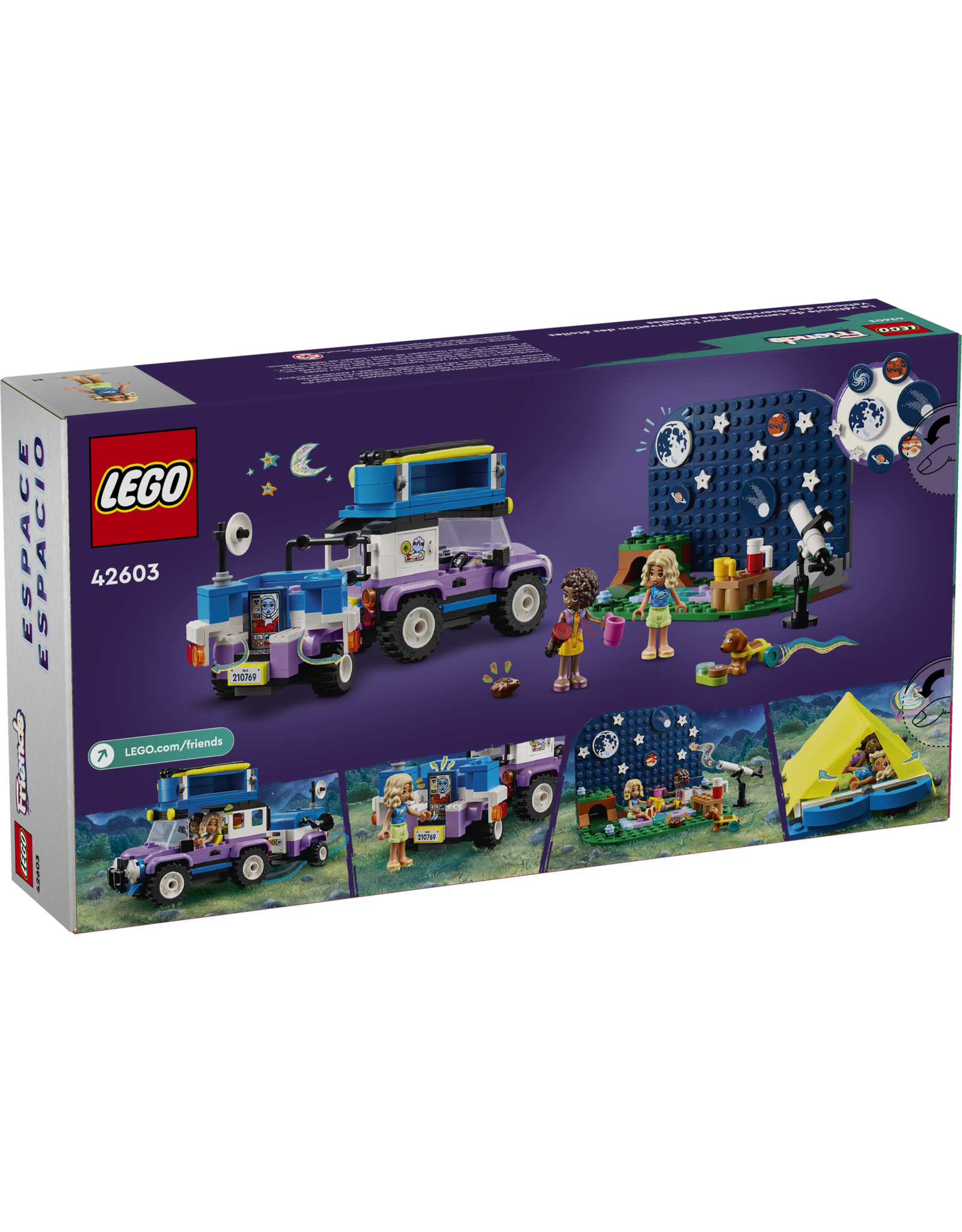 LEGO Friends 42603 Stargazing Camping Vehicle