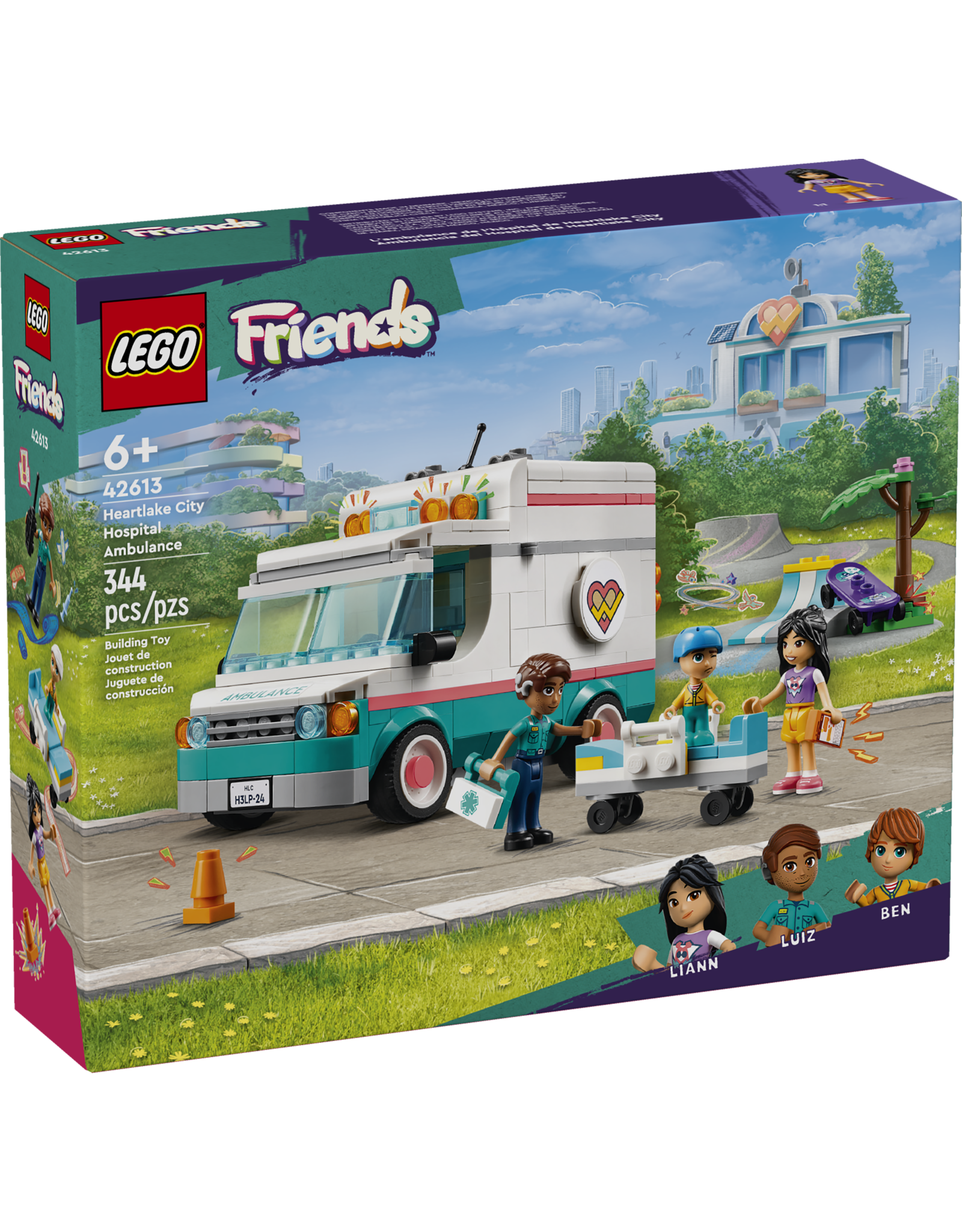 LEGO Friends 42613 Heartlake City Hospital Ambulance