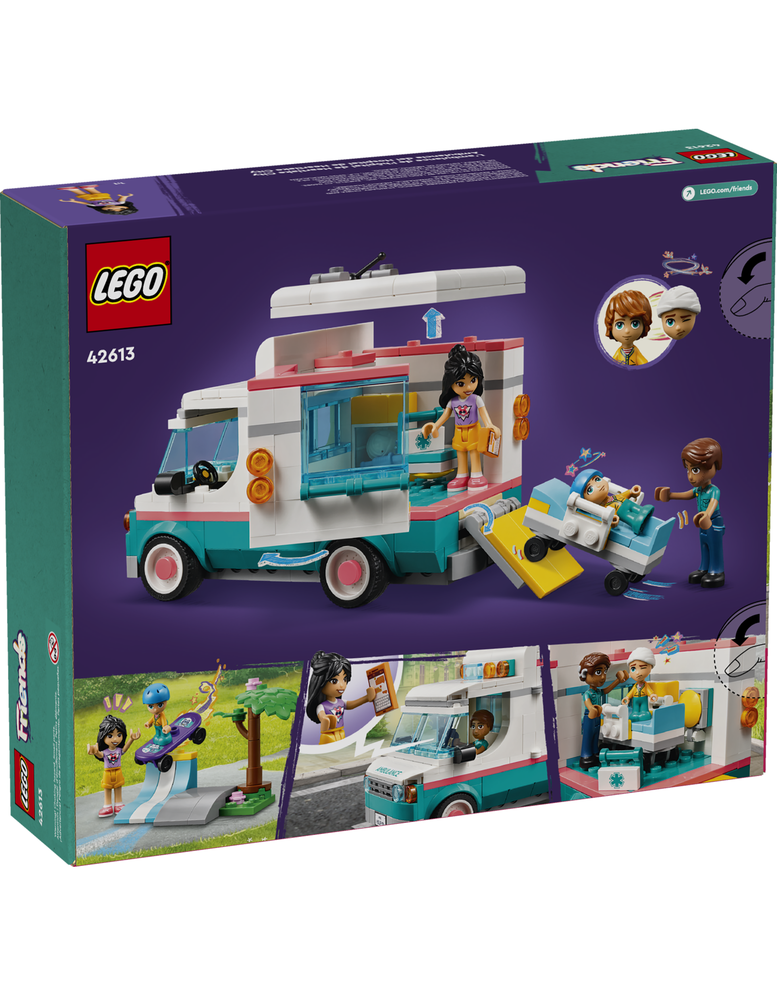 LEGO Friends 42613 Heartlake City Hospital Ambulance