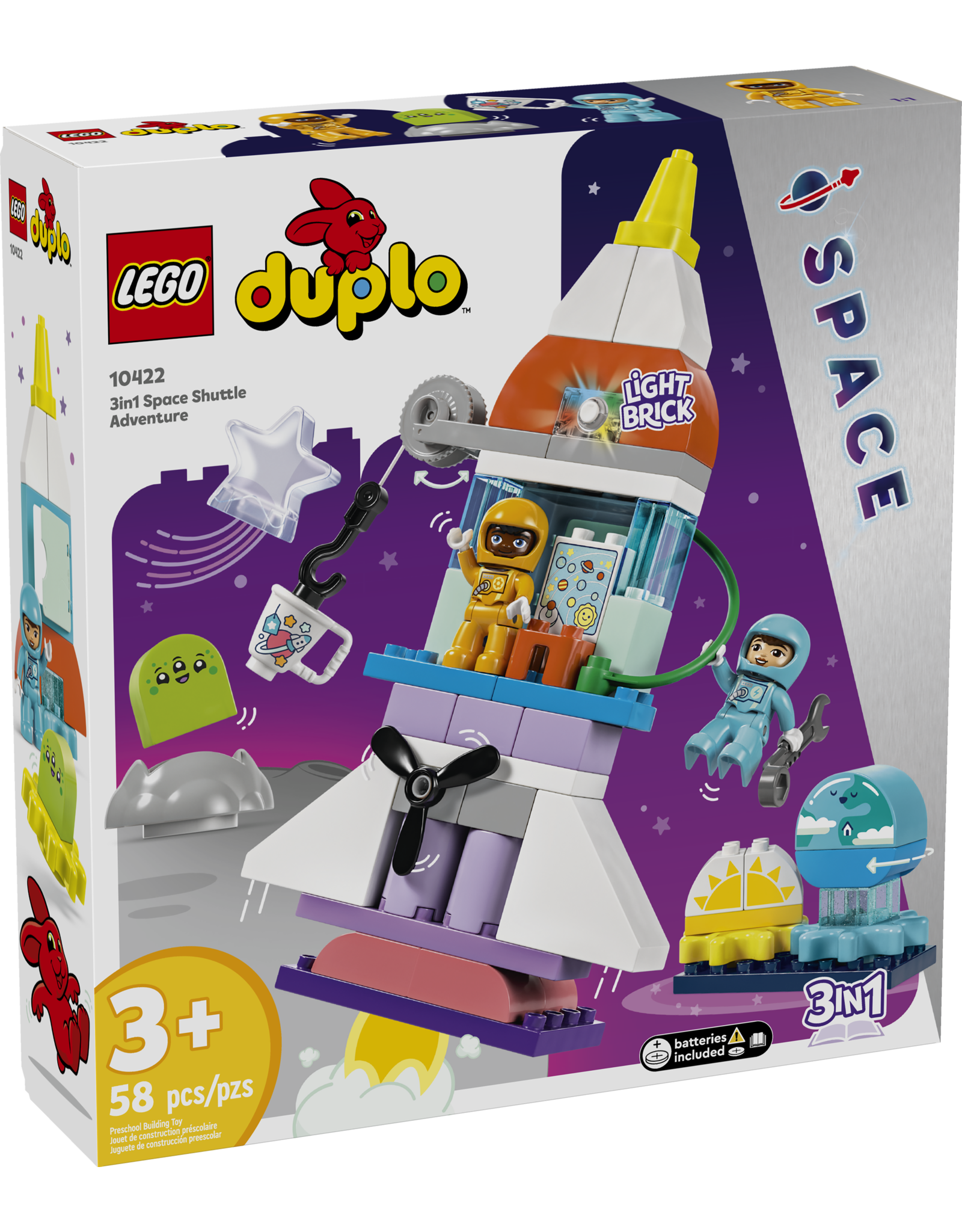 LEGO DUPLO 10422 3in1 Space Shuttle Adventure