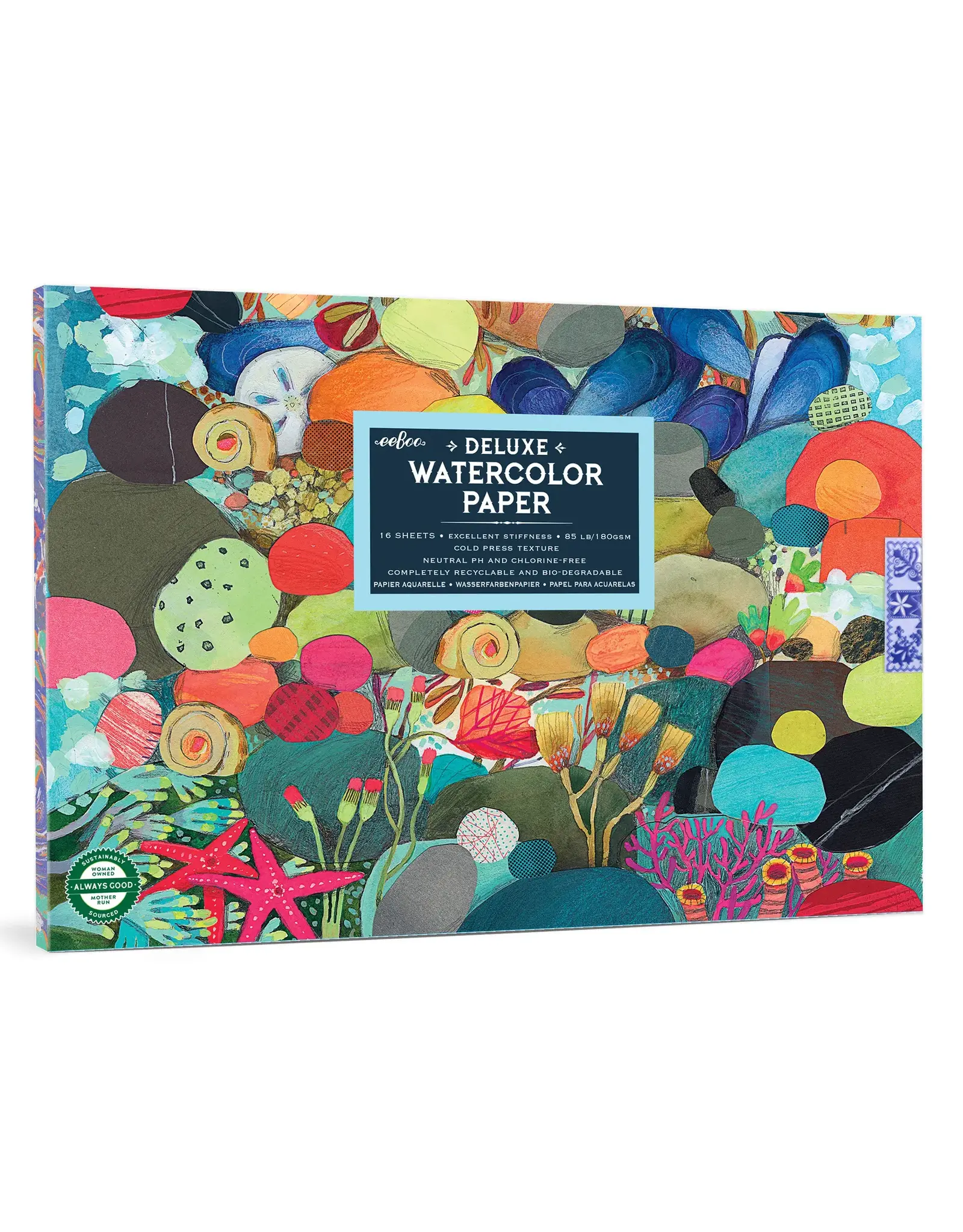 eeBoo Tidepool Watercolor Pad