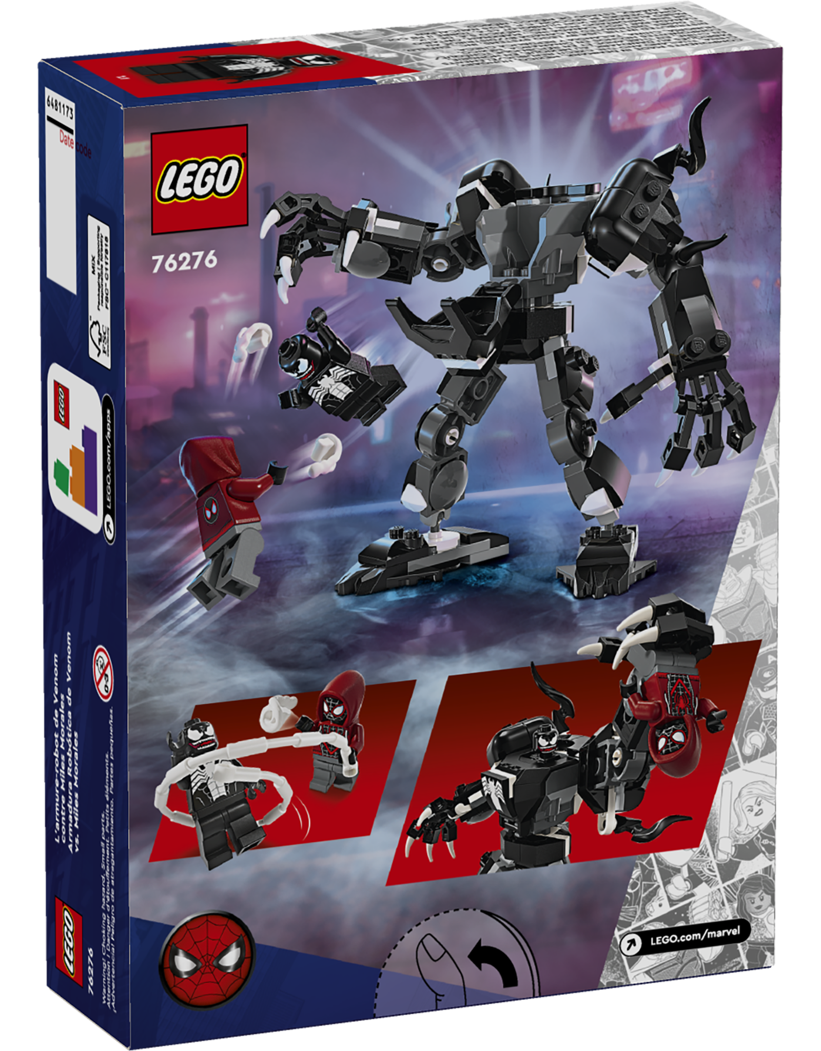LEGO Super Heroes 76276 Venom Mech Armor vs. Miles Morales