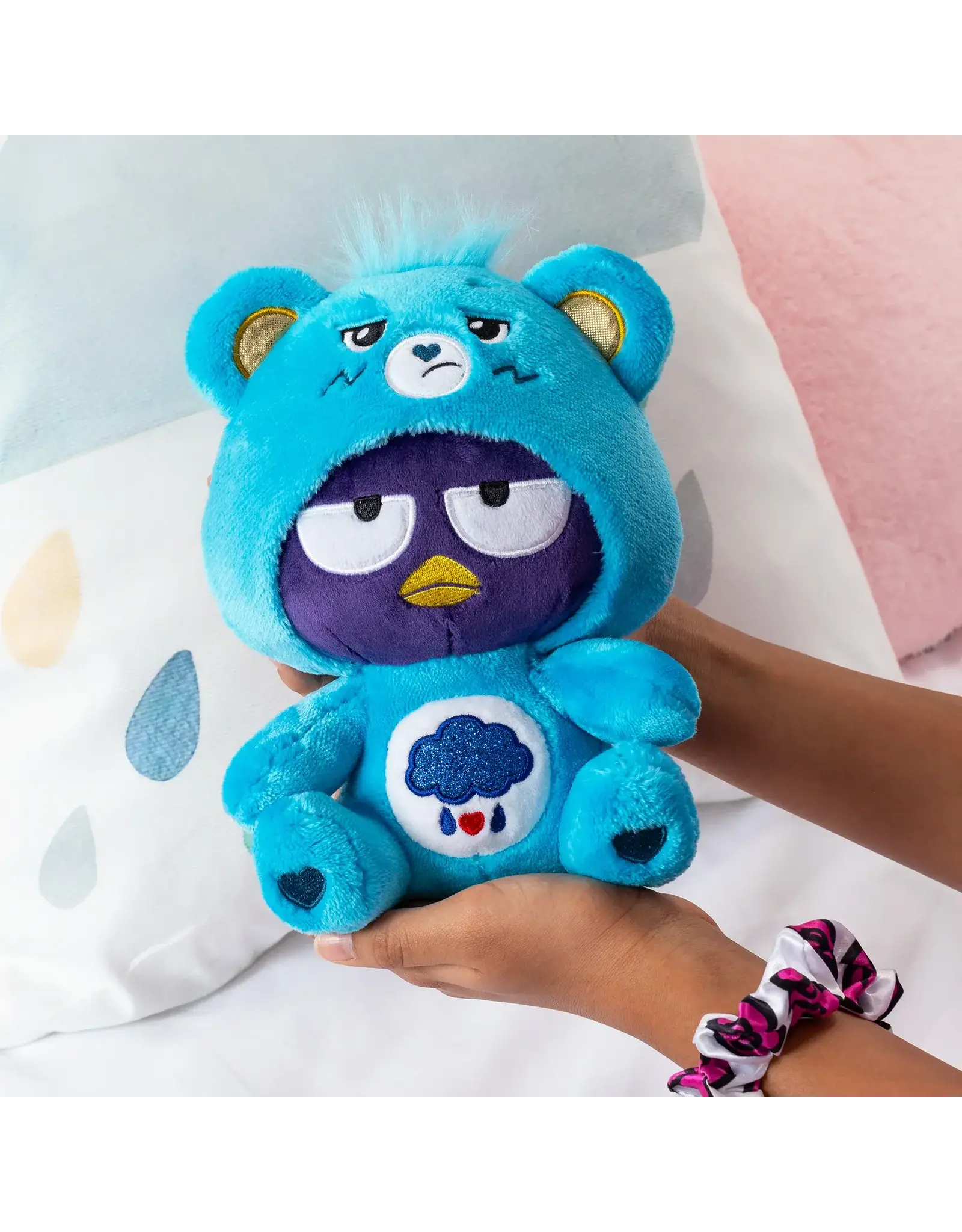 Schylling Care Bear - Hello Kitty and Friends - BADTZ-MARU & Grumpy Bear 9 Plush