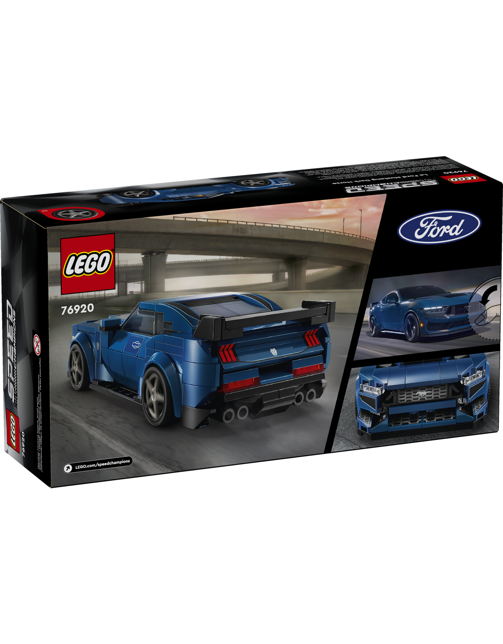 LEGO Speed Champions 76920 Ford Mustang Dark Horse Sports Car
