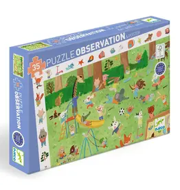 Djeco Little friends' Garden Observation Puzzle 35pcs
