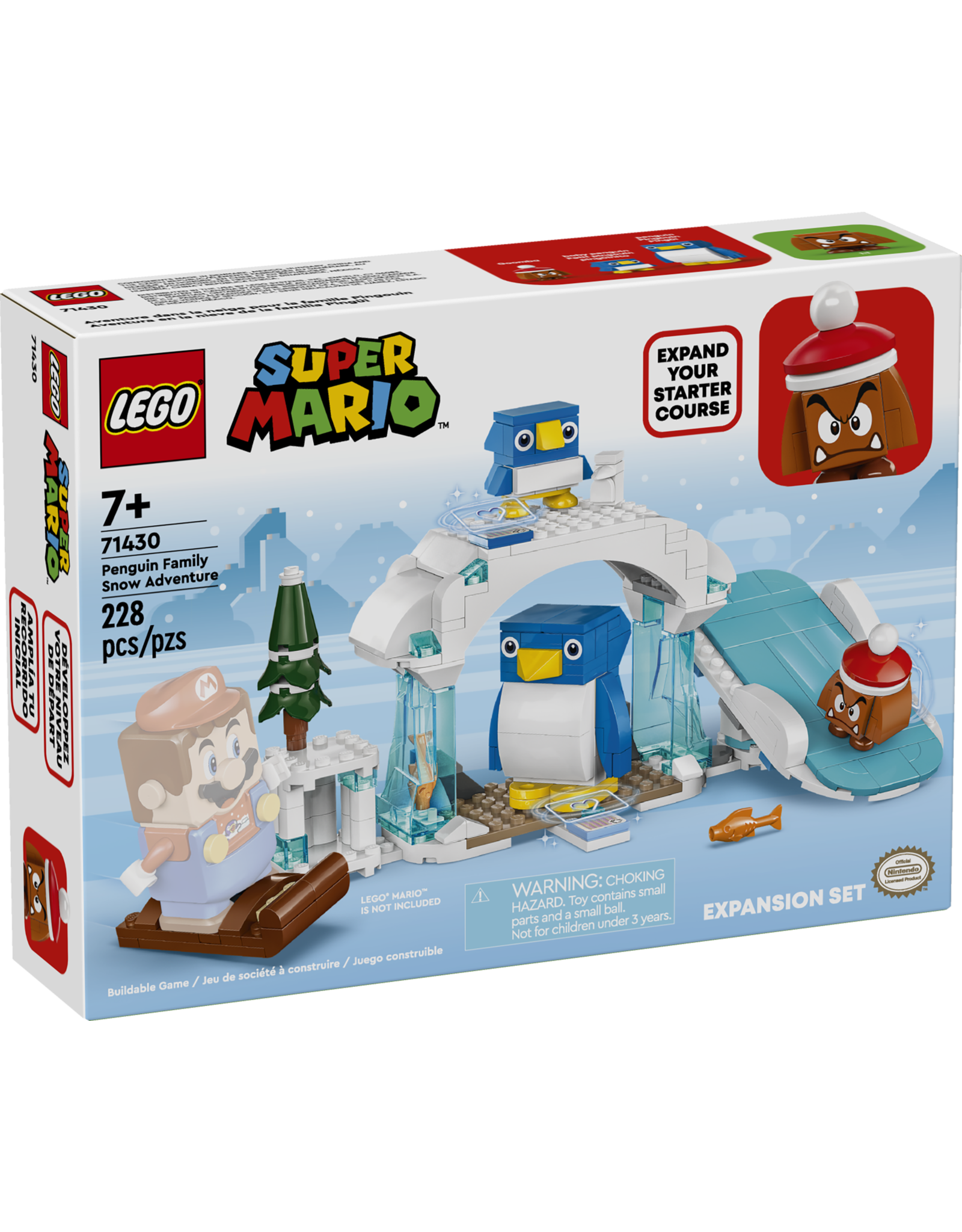 LEGO Super Mario 71430 Penguin Family Snow Adventures