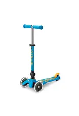 Micro Micro Mini LED Foldable Scooter - Ocean Blue