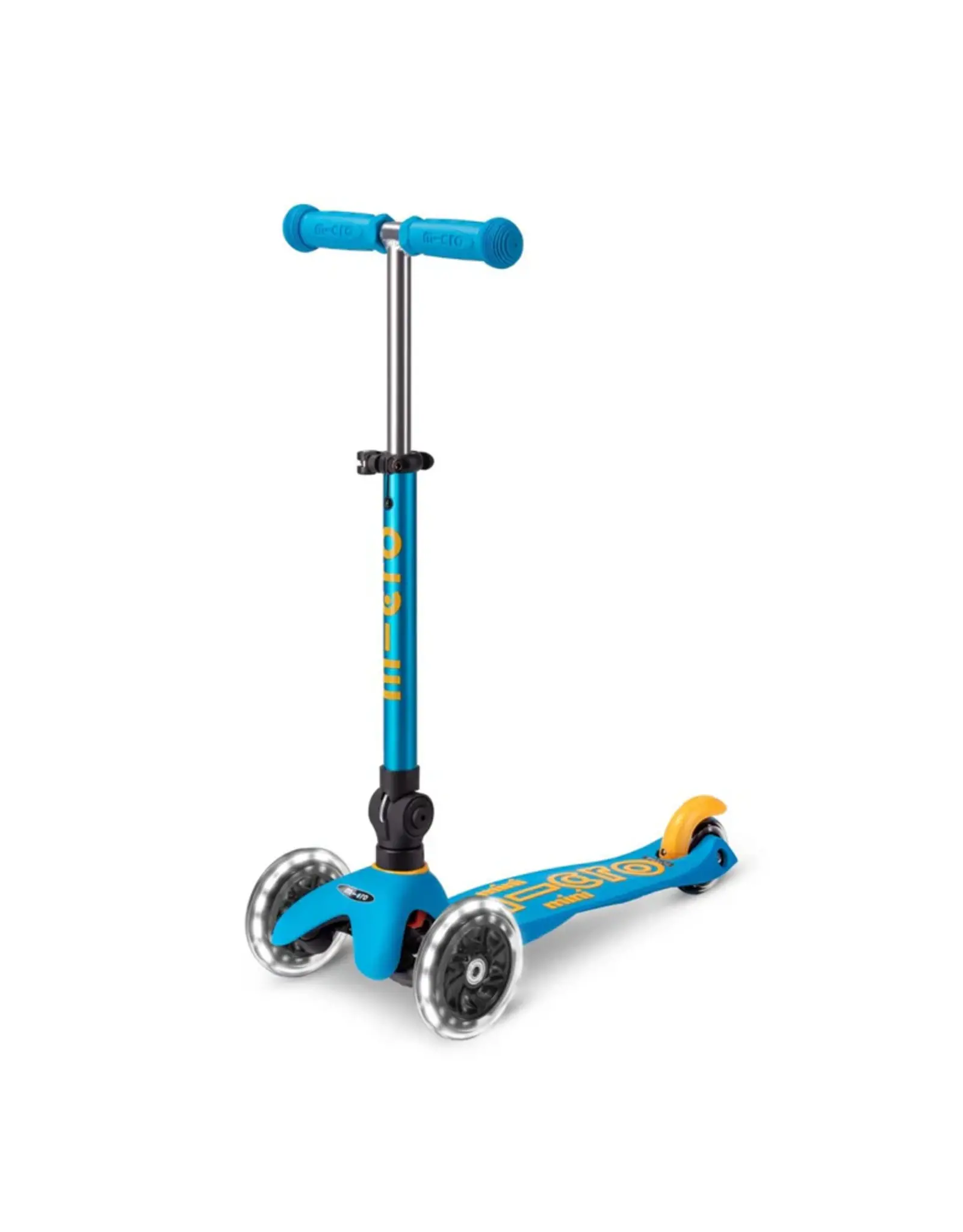 Micro Micro Mini LED Foldable Scooter - Ocean Blue