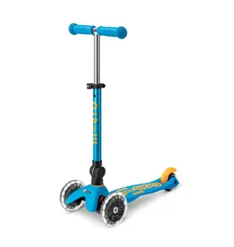 Micro Micro Mini LED Foldable Scooter - Ocean Blue