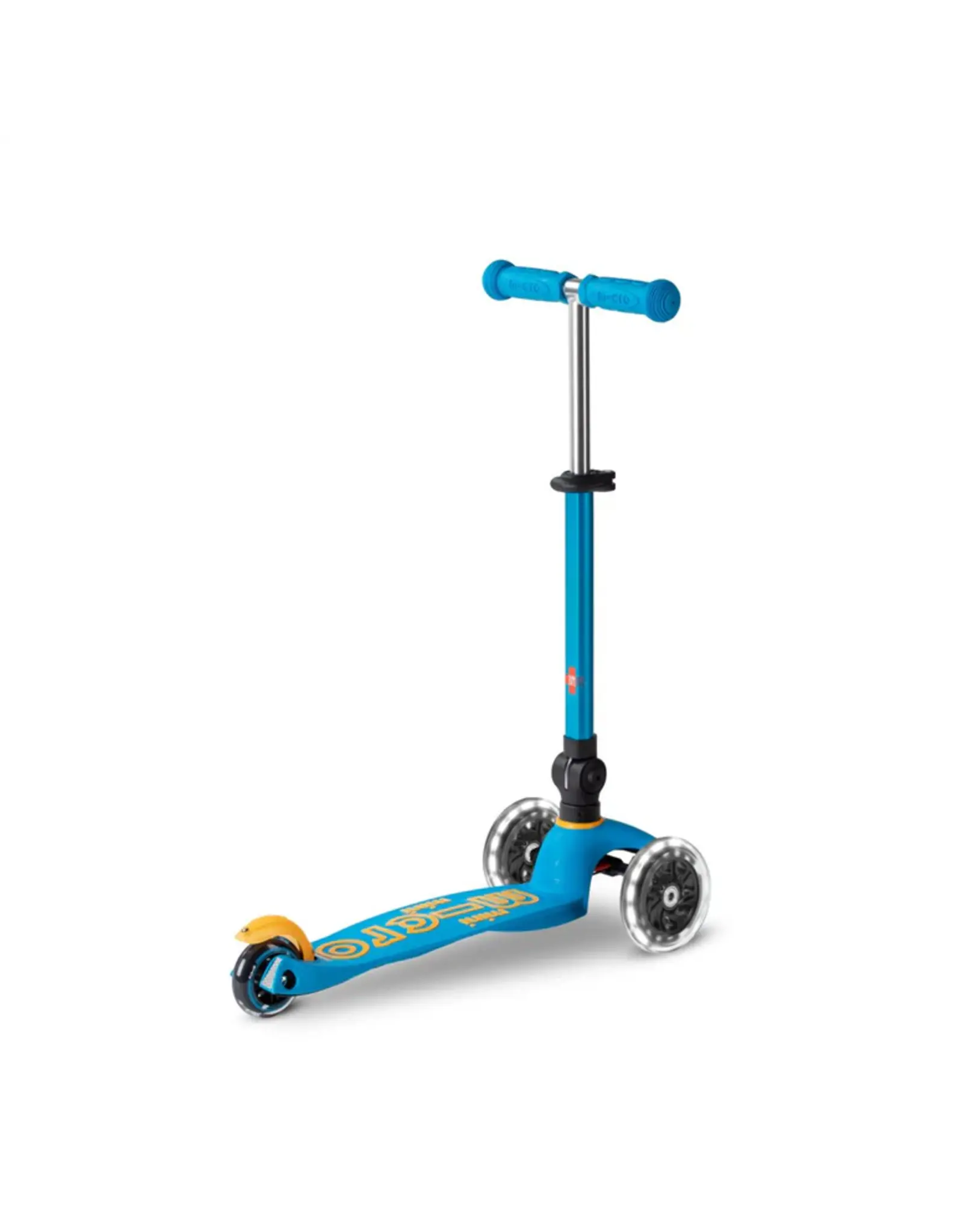 Micro Micro Mini Deluxe LED Foldable Scooter - Ocean Blue