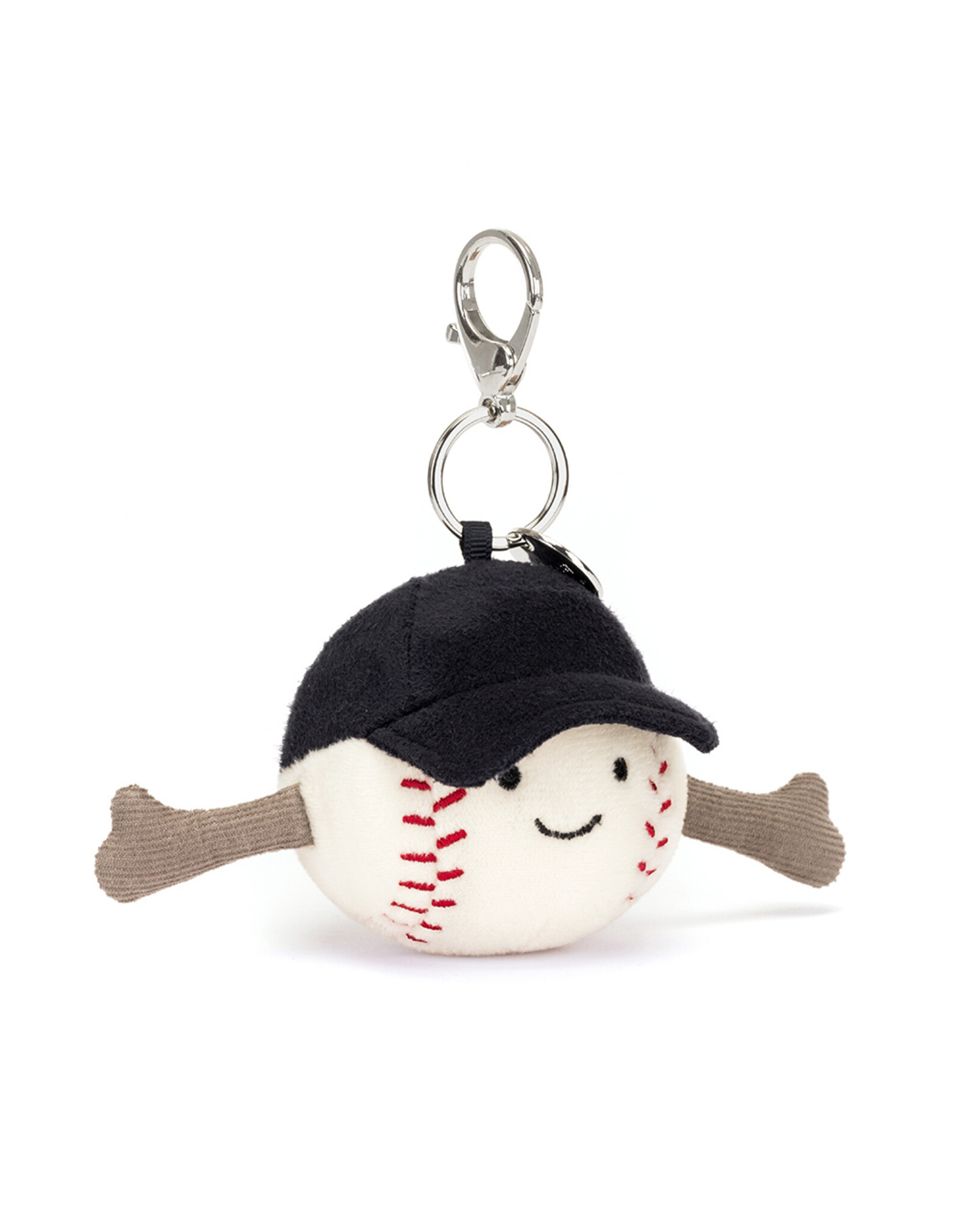 Jellycat Amuseables Sports Baseball Bag Charm
