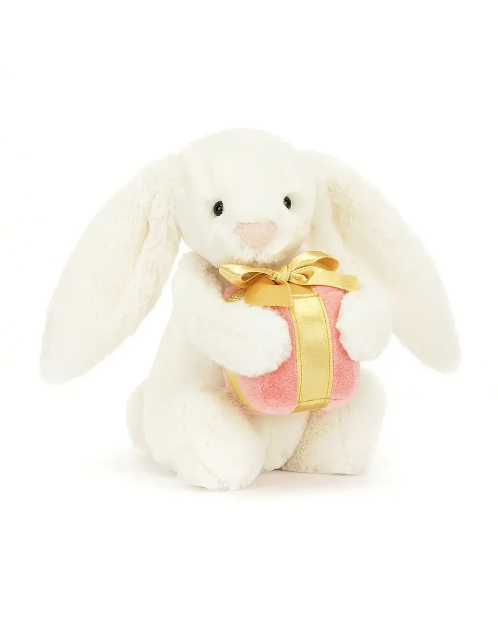 Jellycat Bashful Bunny with Present Little