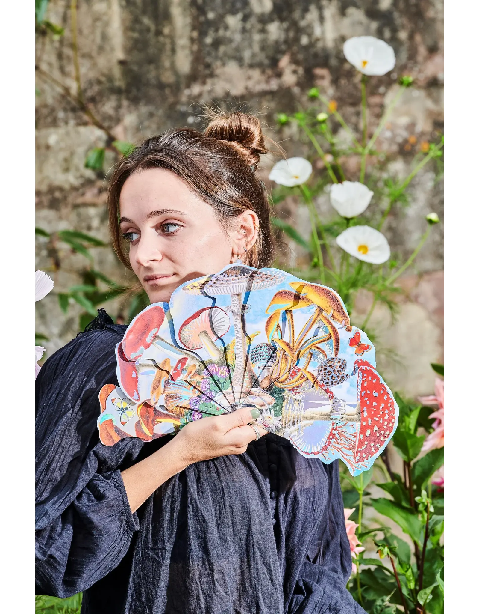 eeBoo Artist Paper Fan Mushroom