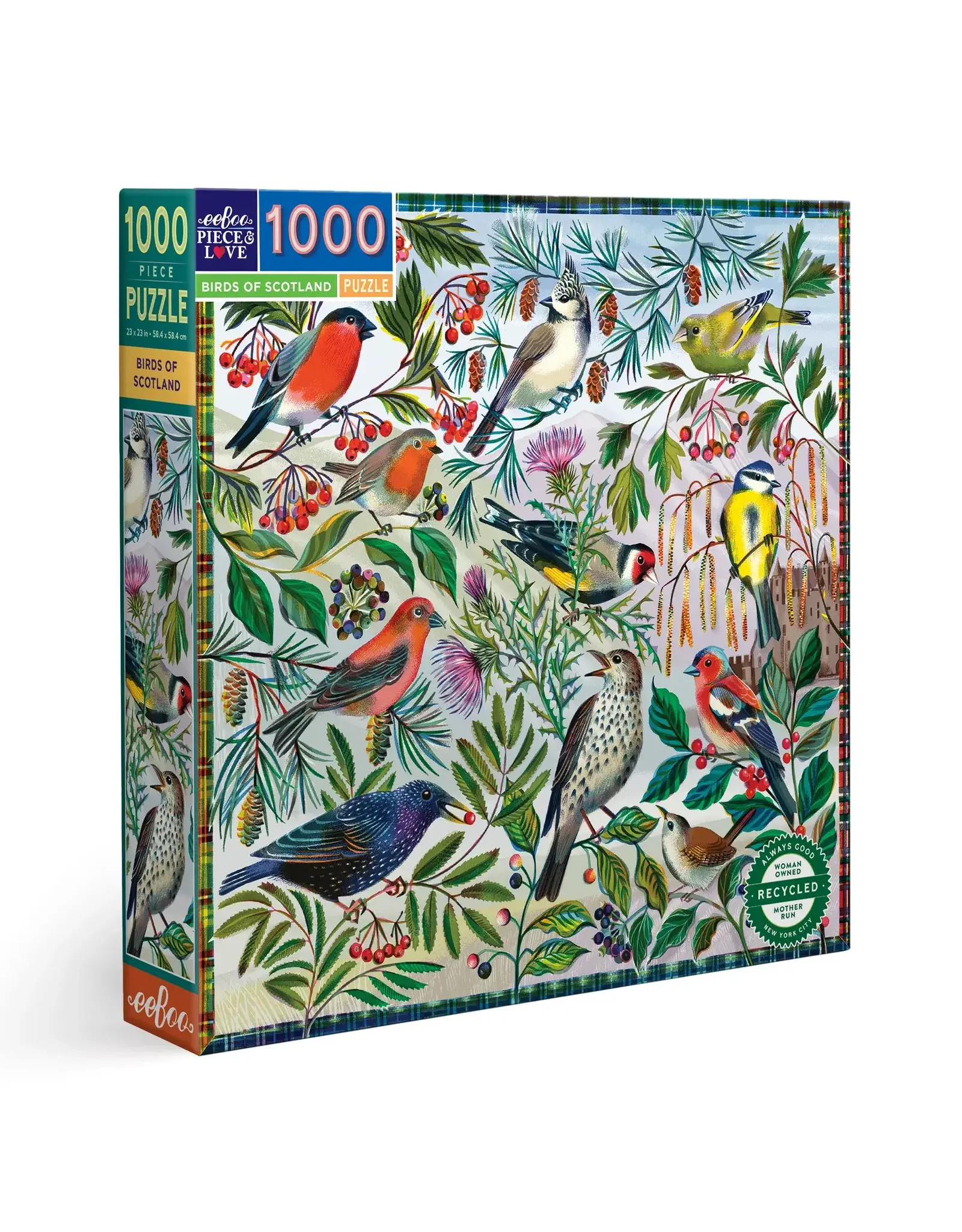 eeBoo Birds of Scotland 1000pcs