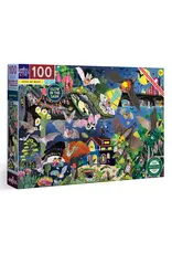 eeBoo Love of Bats 100 pc Puzzle (glow)