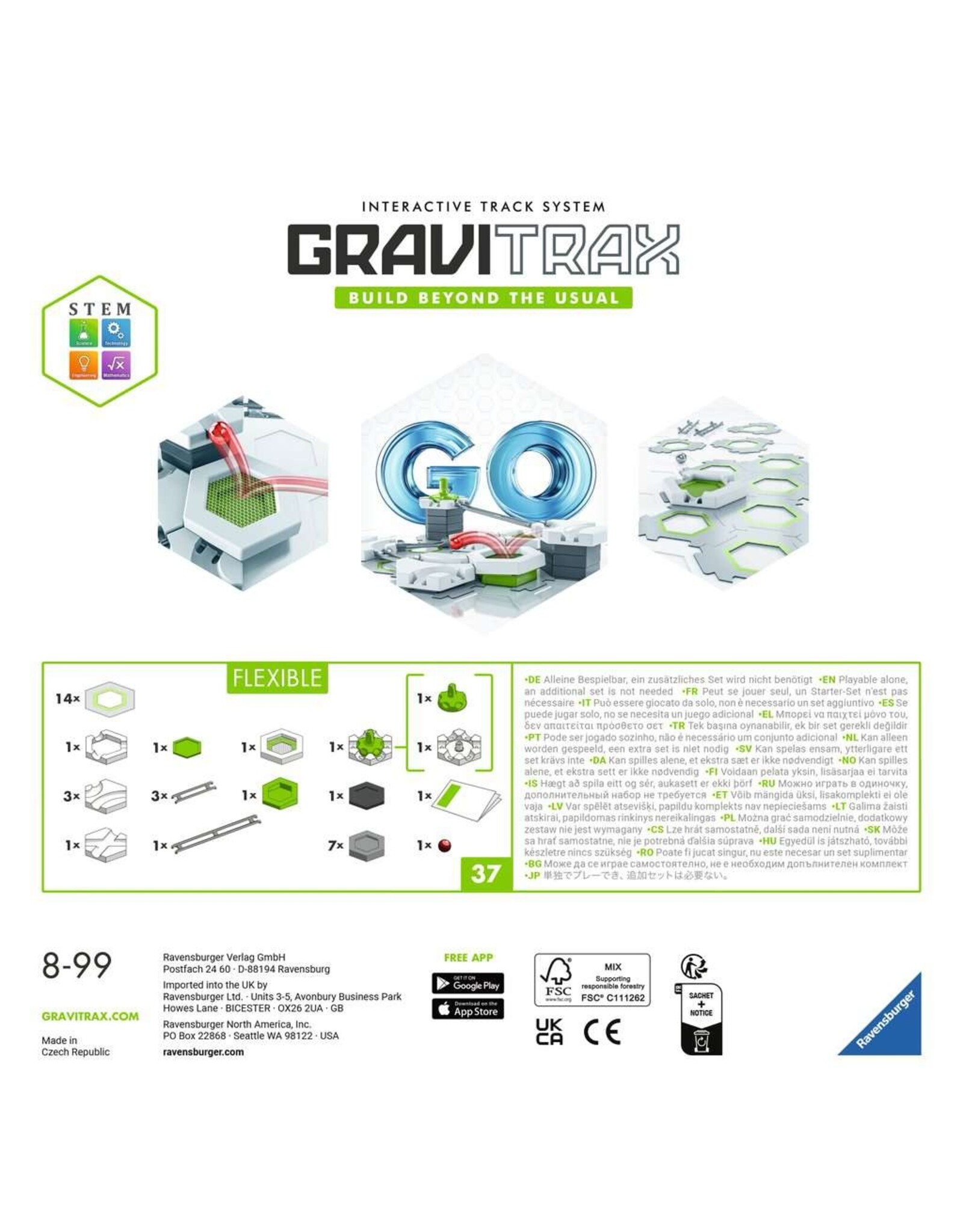 Ravensburger GraviTrax Core Go: Flexible