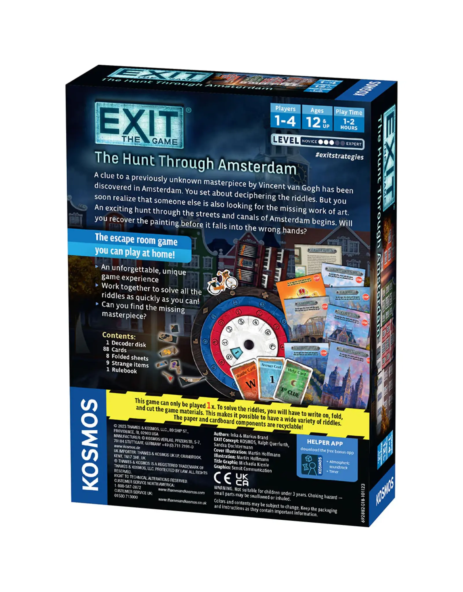 Thames & Kosmos EXIT: The Game - The Hunt Through Amsterdam