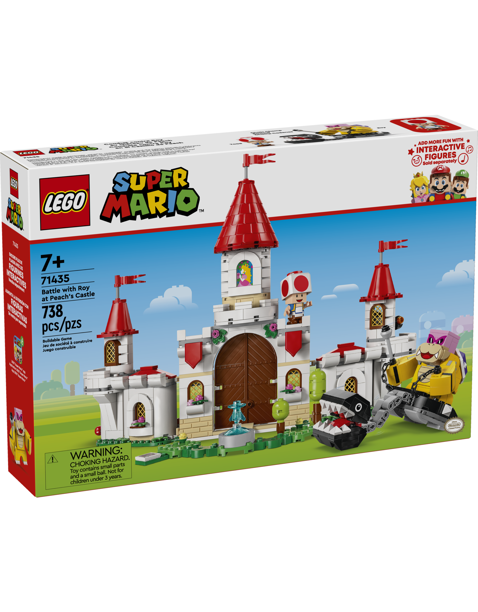 LEGO Super Mario 71435 Battle with Roy at Peach's Castle