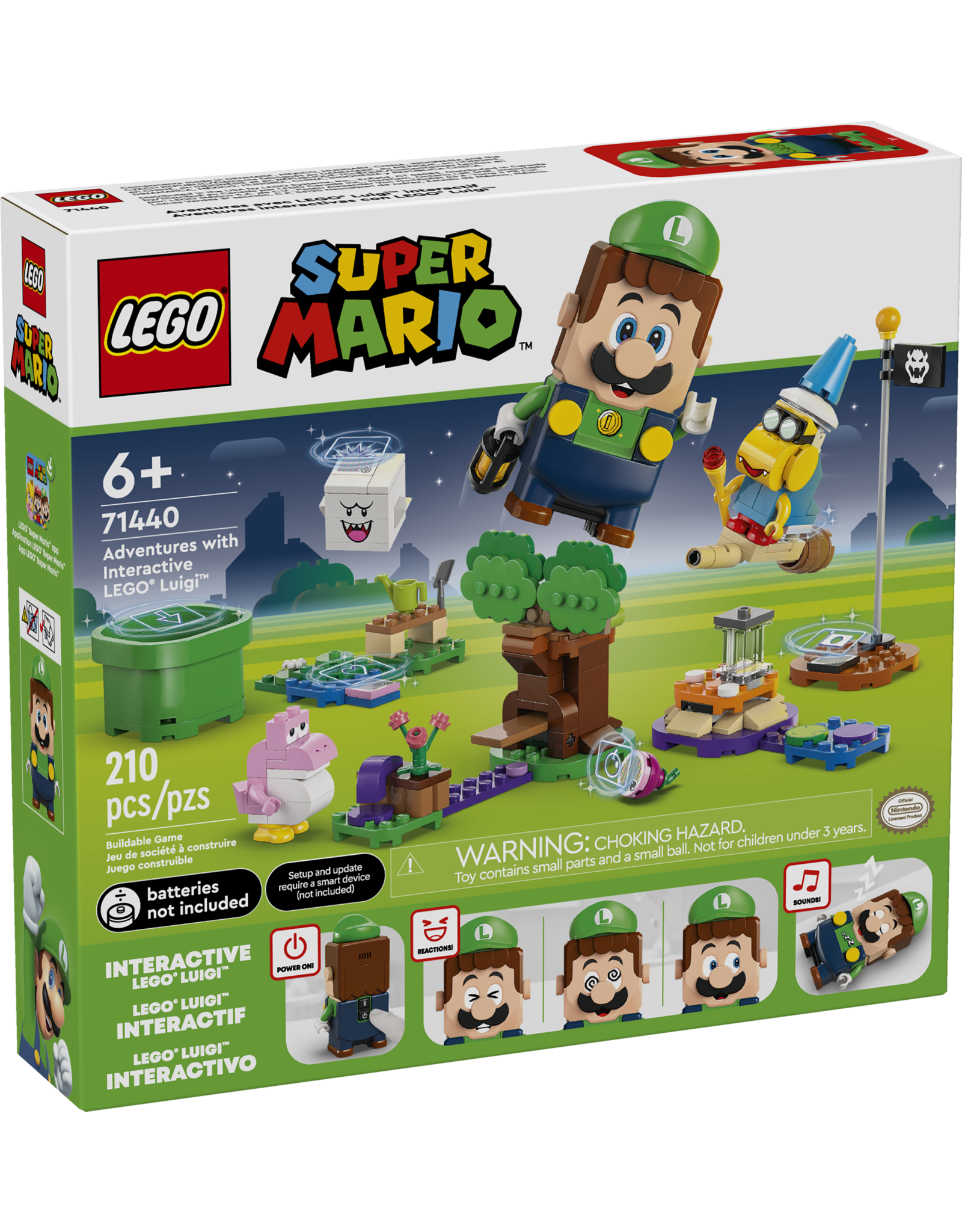 LEGO Super Mario 71440 Adventures with Interactive LEGO® Luigi™