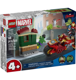 LEGO Super Heroes Marvel 76287 Iron Man with Bike and The Hulk