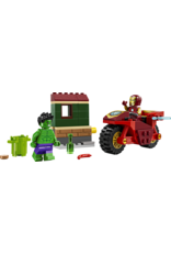 LEGO Super Heroes Marvel 76287 Iron Man with Bike and The Hulk