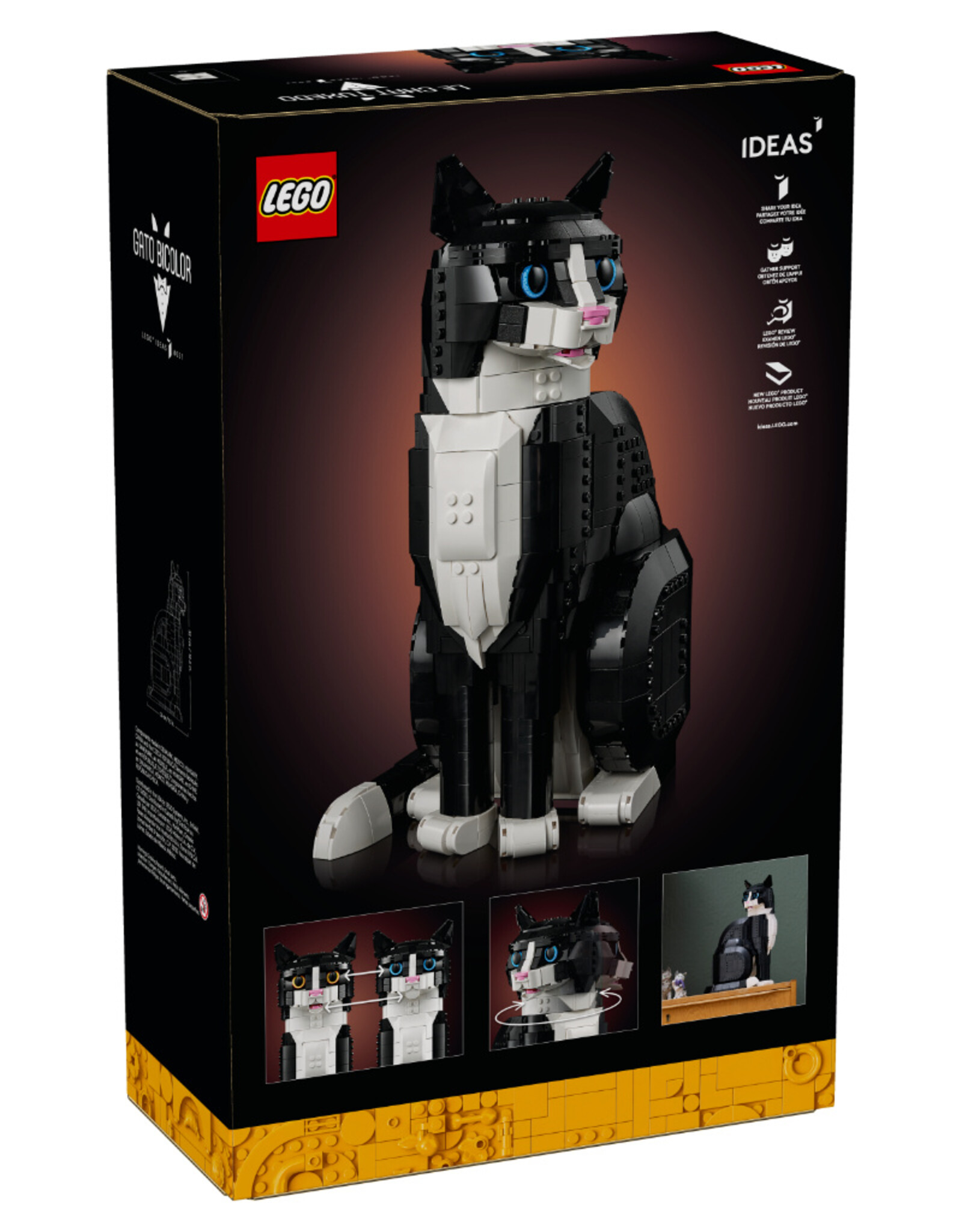 LEGO Ideas 21349 Tuxedo Cat