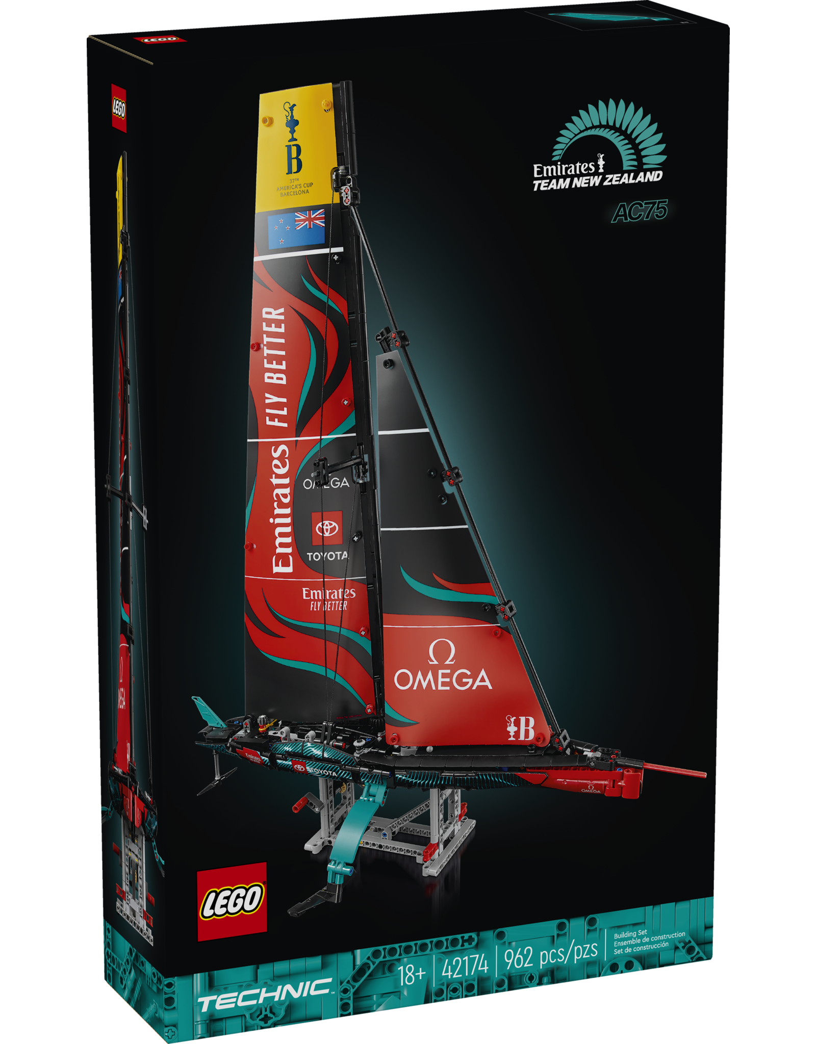 LEGO Technic 42174 Emirates Team New Zealand AC75