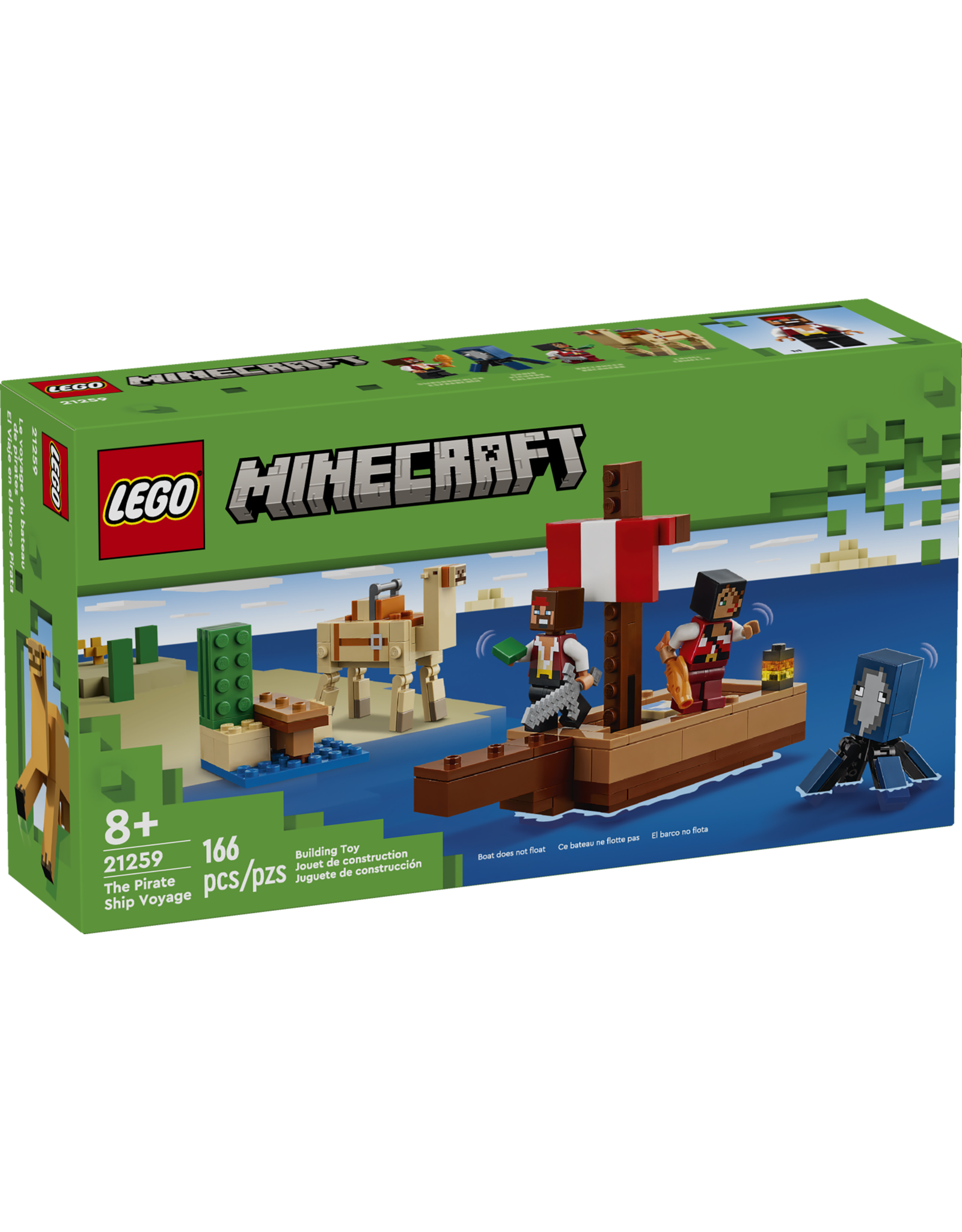 LEGO Minecraft 21259 The Pirate Ship Voyage