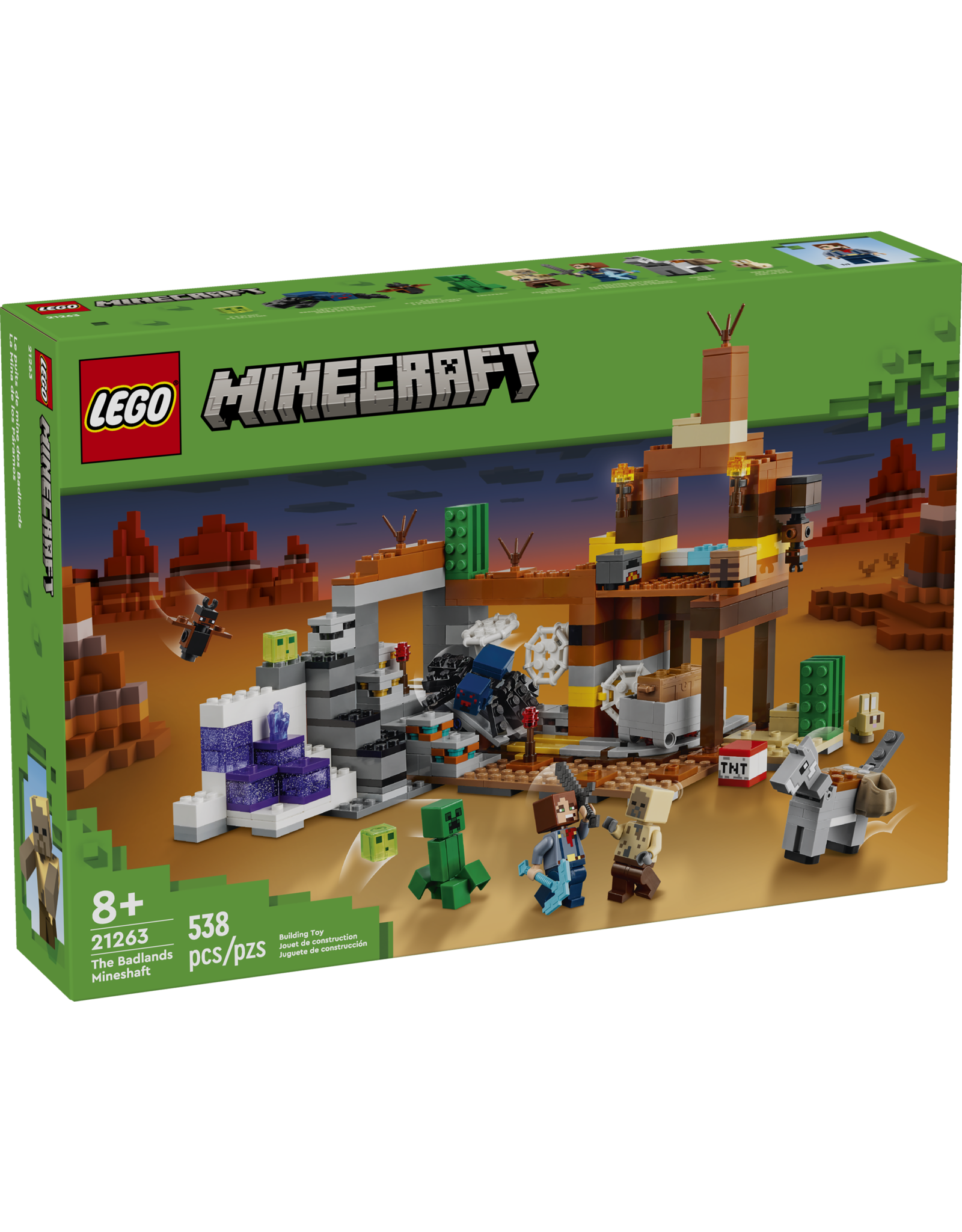 Minecraft 21263 The Badlands Mineshaft The Swag Sisters Toy Store