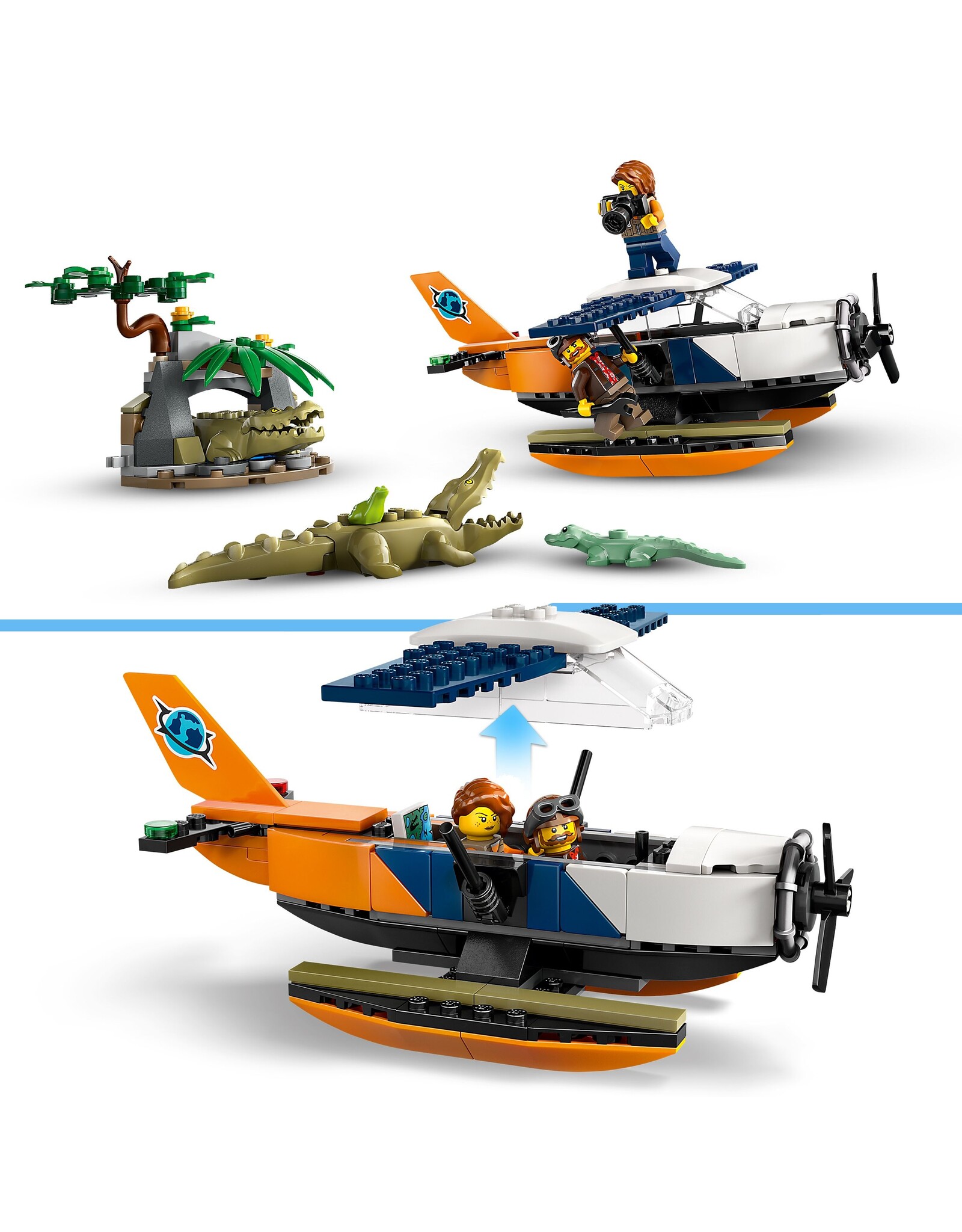 City 60425 Jungle Explorer Water Plane The Swag Sisters Toy Store