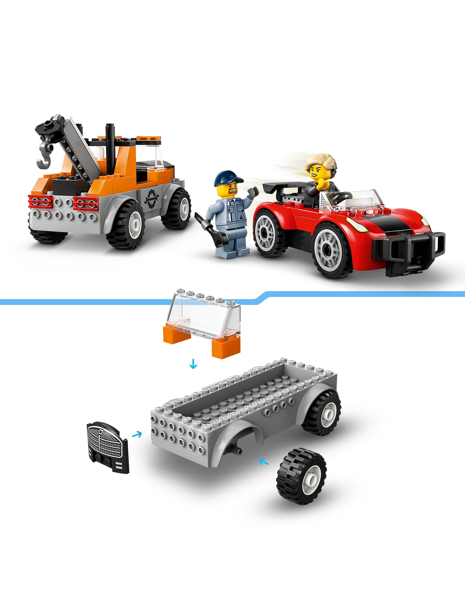 LEGO City 60435 Tow Truck and Sports Car Repair