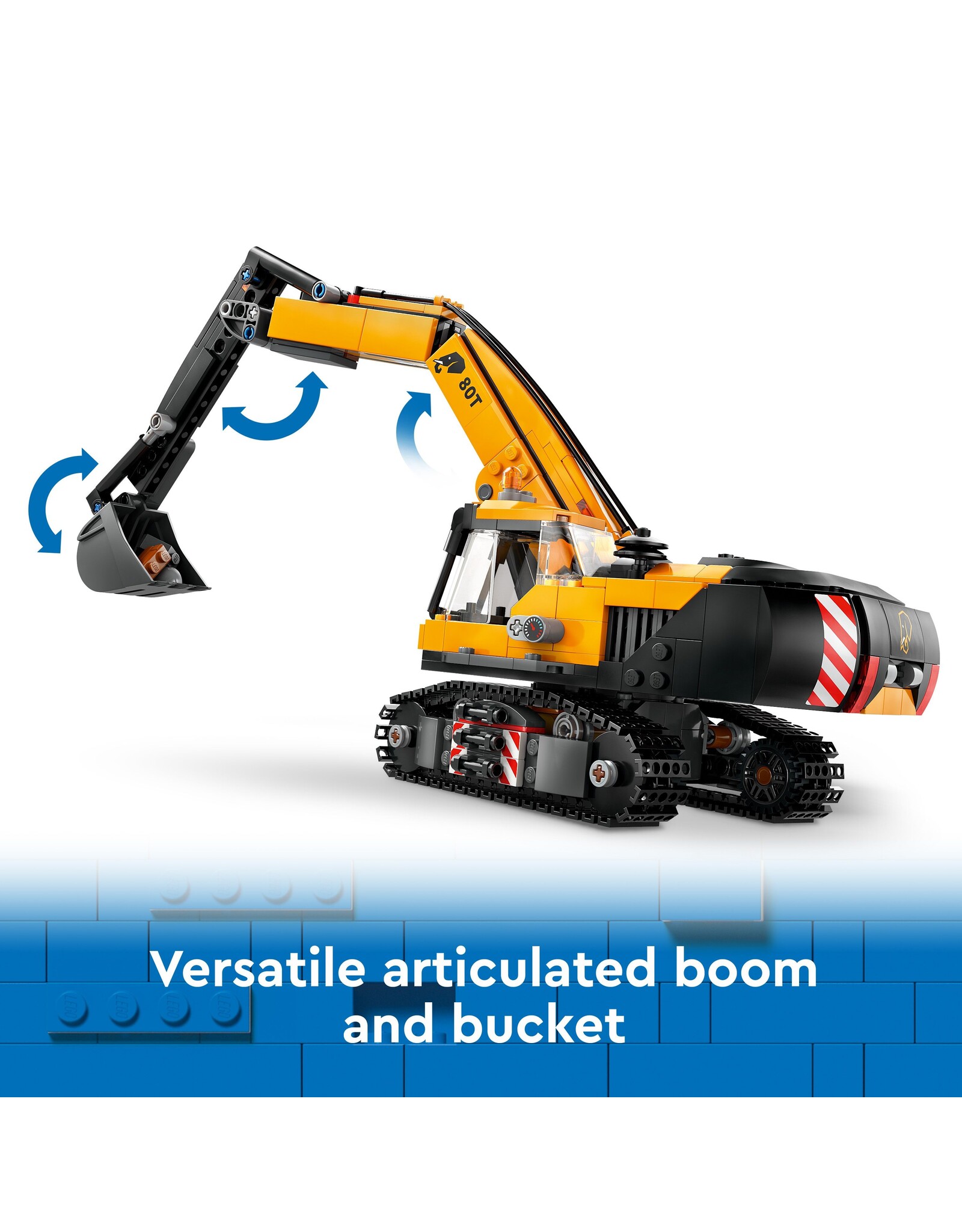 LEGO City 60420 Yellow Construction Excavator