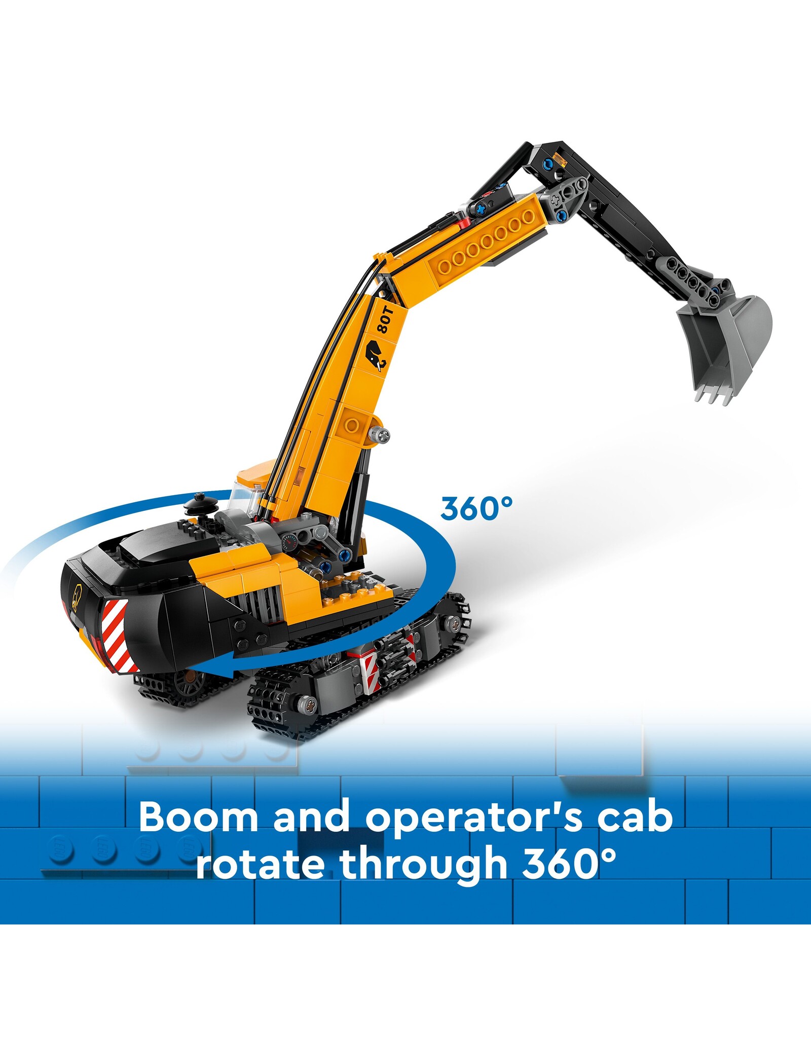 LEGO City 60420 Yellow Construction Excavator