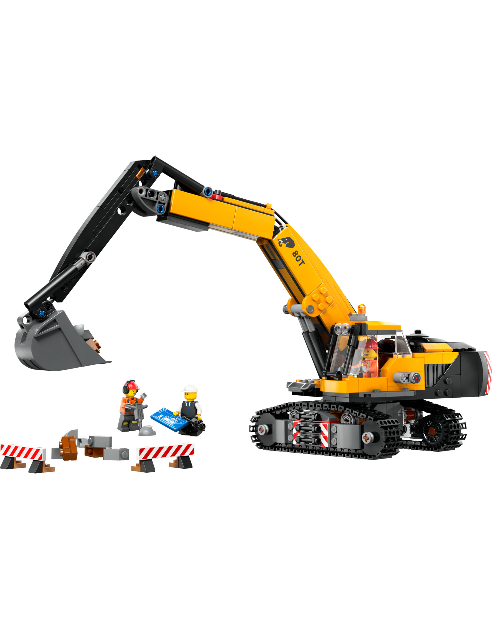 LEGO City 60420 Yellow Construction Excavator