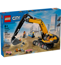 LEGO City 60420 Yellow Construction Excavator