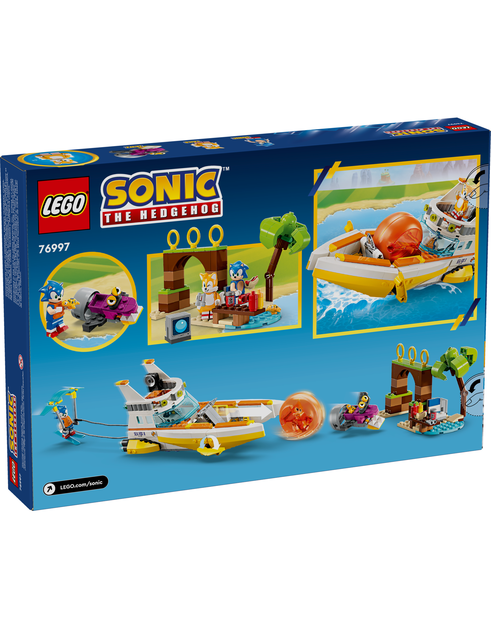 LEGO Sonic The Hedgehog 76997  Tails' Adventure Boat